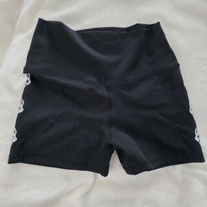 Darc Sport Black Wolf Biker Shorts M 279/500 High Waist Rare